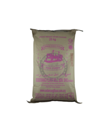 25kg Pink Ferry Wheat Flour 粉轮牌面粉